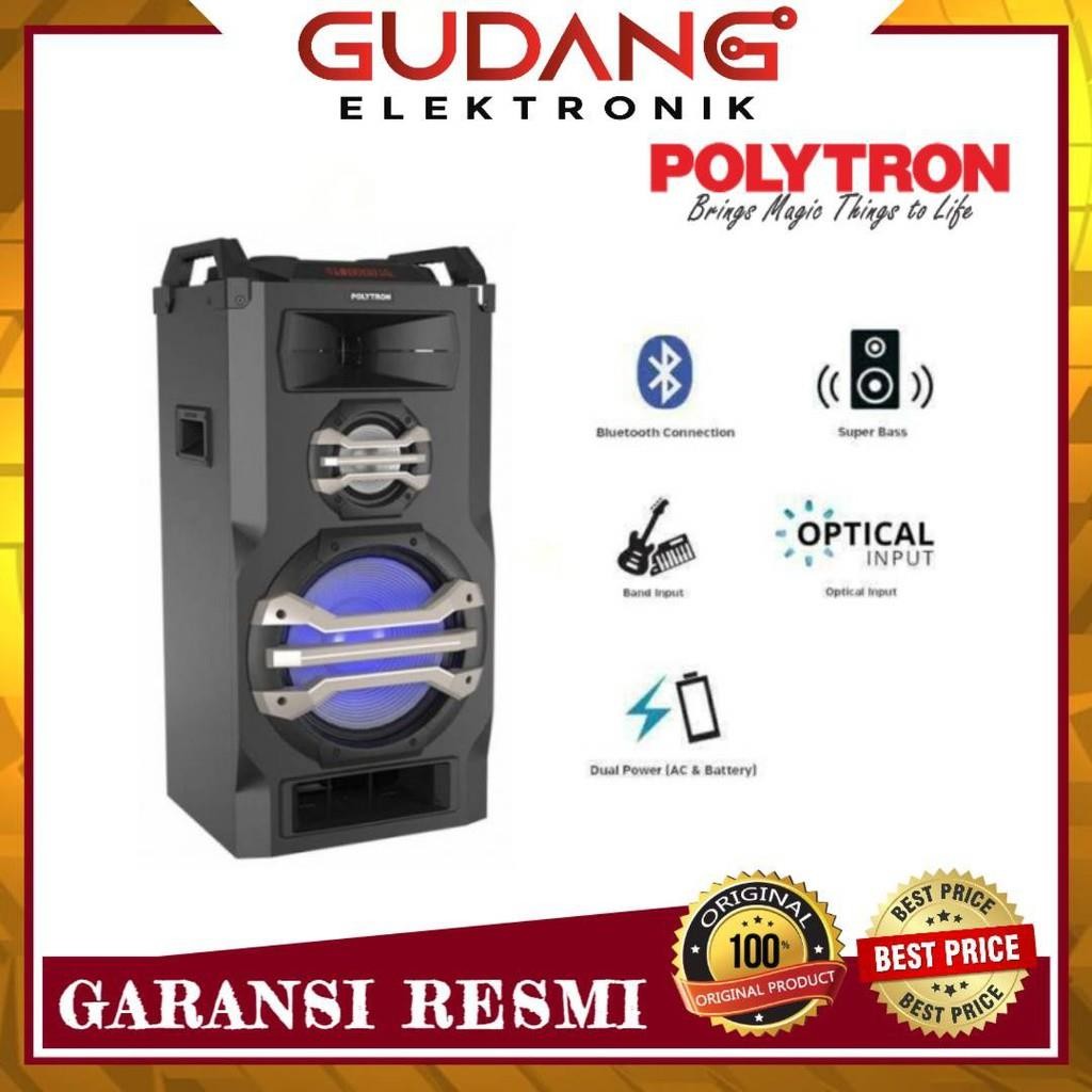 SPEAKER AKTIF POLYTRON PTS 12KF15 SPEAKER PORTABLE POLYTRON PTS12KF15