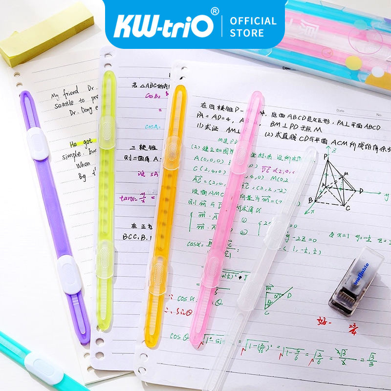 

Klip Binder Loose Leaf Bahan Plastik Untuk Perlengkapan Sekolah/Klip Plastik Folder informasi/folder kertas ujian