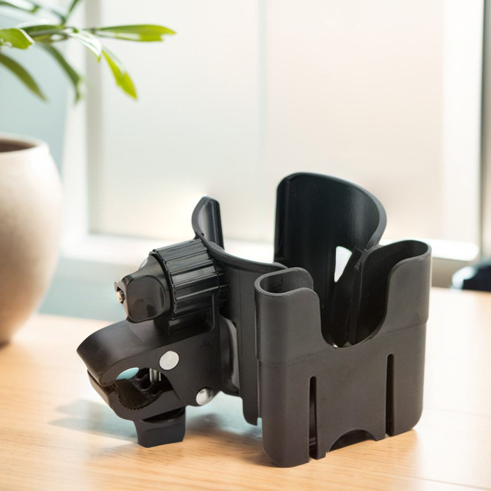 2-in-1 Cup Phone Holder Bike Cup Holder with Phone Holder Golf Cart Cup Holder Bottle Holder for Str