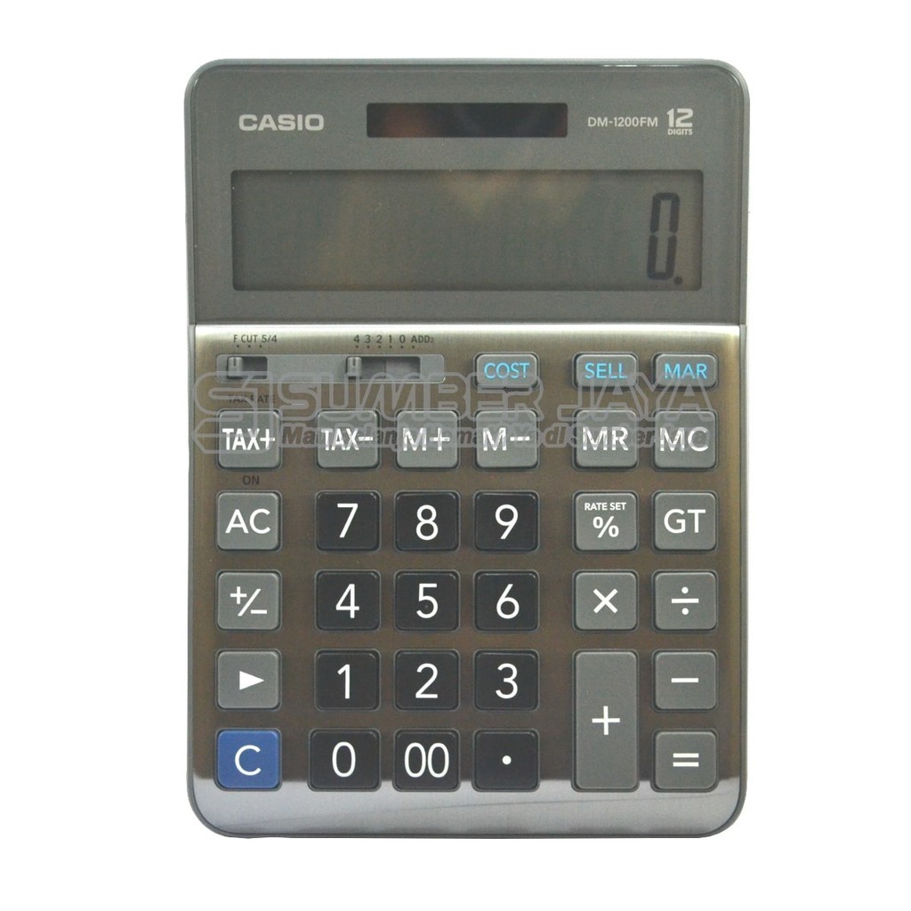 

Kalkulator Casio DM 1200FM Calculator Dekstop ORI