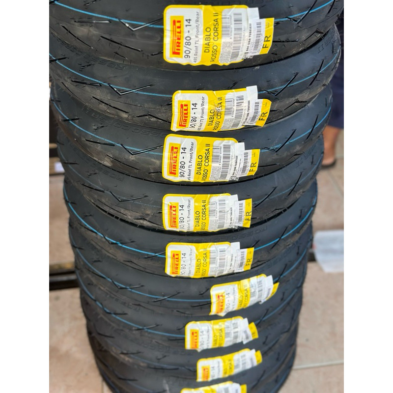BAN PIRELLI DIABLO ROSSO CORSA II SOFT COMPOUND 90/80-14 90/80-17 100/80-17 110/70-17