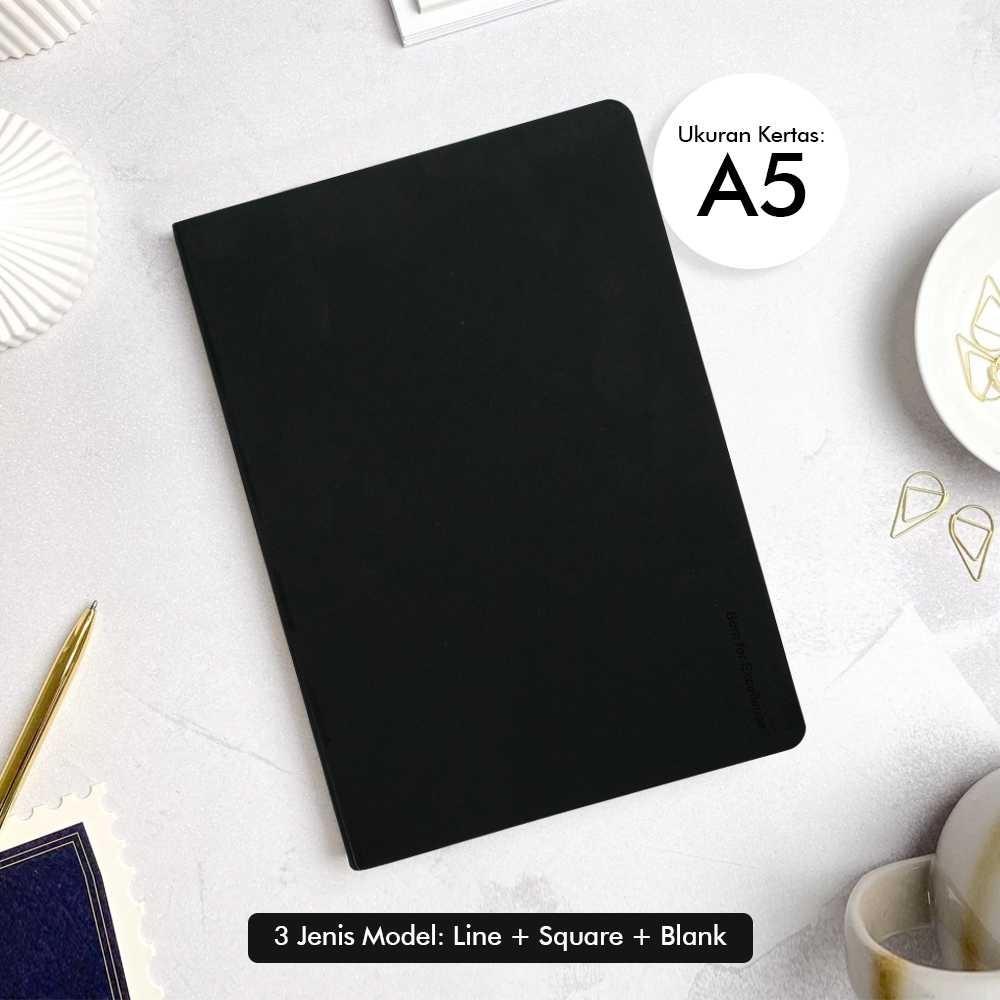 

Kaco ALIO MEMORY II Buku Catatan Kerja Notebook (Line+Square+Blank) - K1307 Abadi Sejahtera