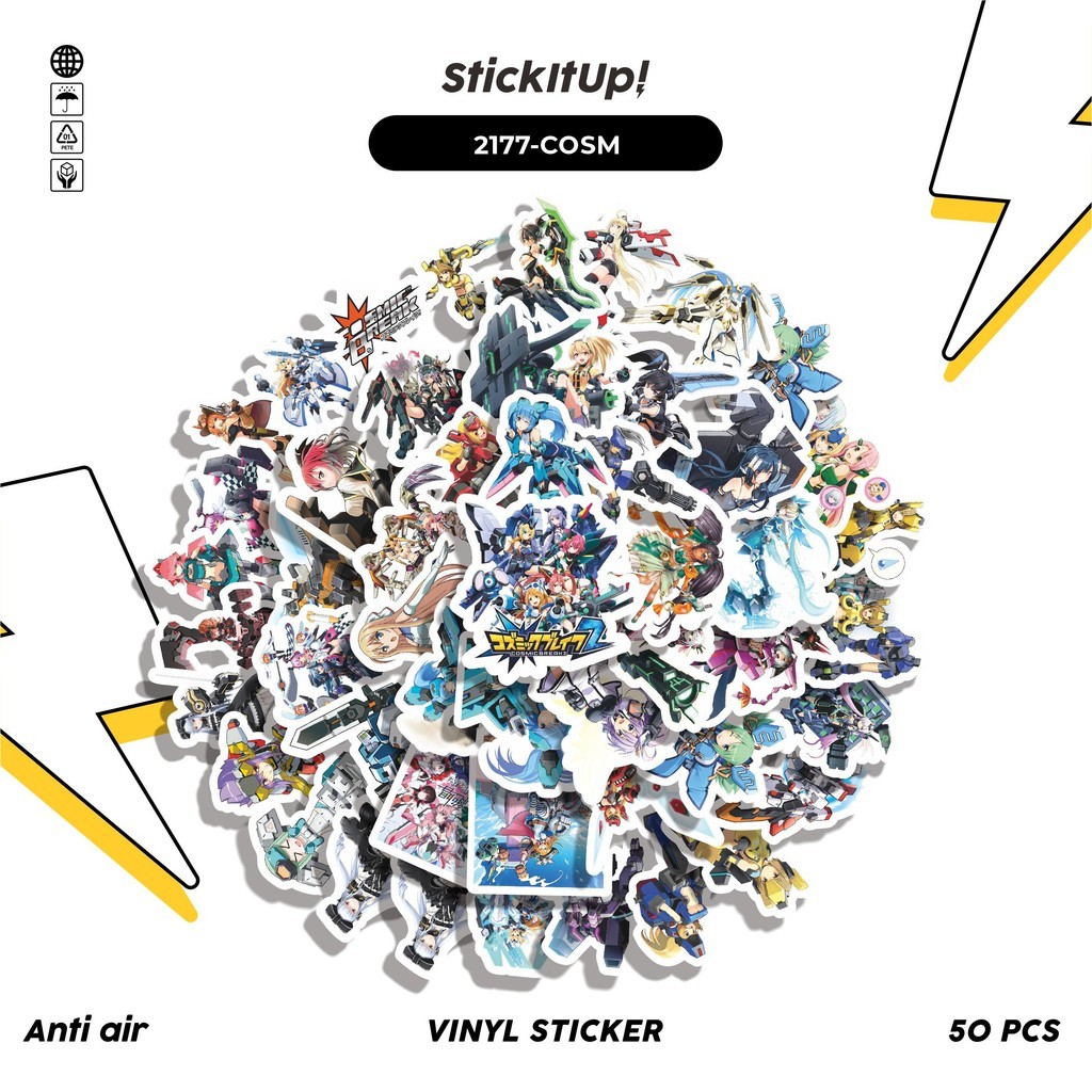 

COD✨ 50 Pcs Stiker GAME SERIES COSMIC BREAK CHARACTER MIX 01 Lucu Anti Air Untuk Dekorasi Notebook Sepeda Skateboard Handphone DIY