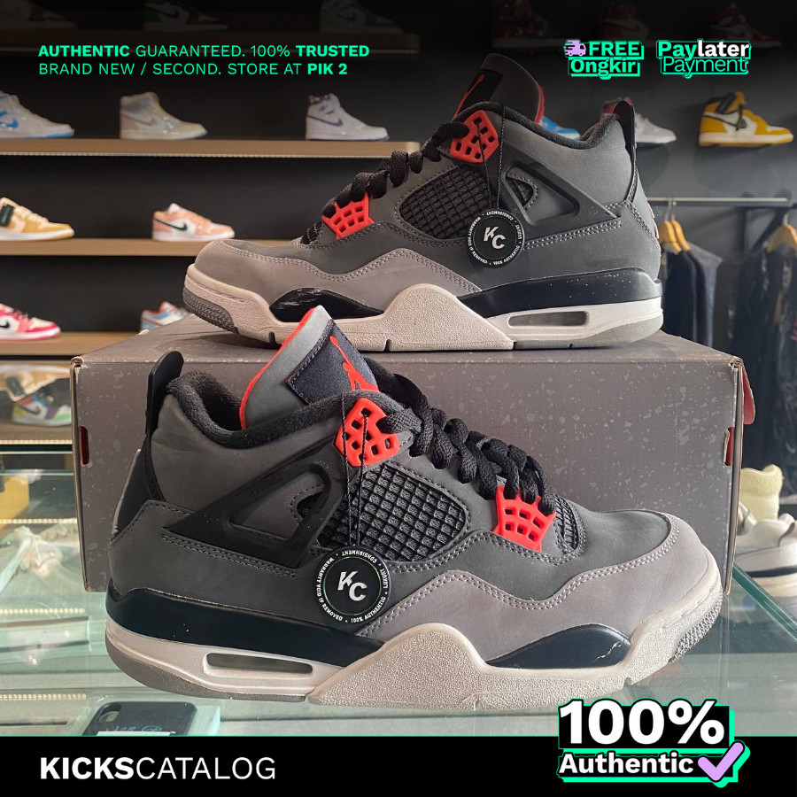 Jordan-4-Retro-Infrared-(AJ-1654) - 100% Authentic | VNDS