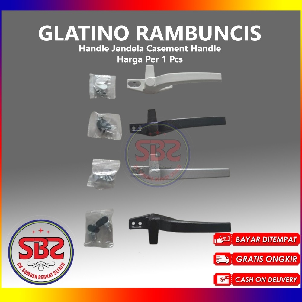 (GLATINO) Rambuncis Jendela Handle Jendela Casement Handle