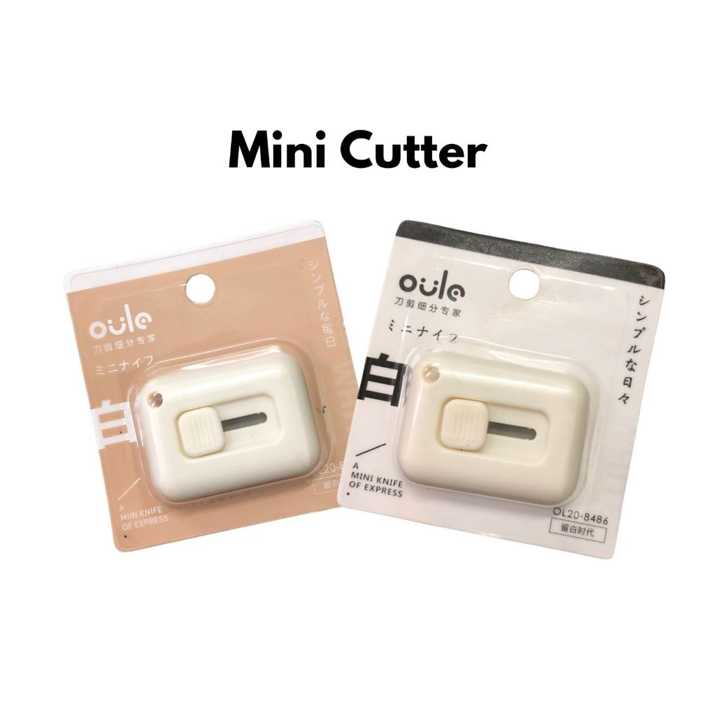 

Mini Cutter Oule Impor OL20-8486 Mini Pen Knife Of Express Kater Kecil Alat Pemotong Kertas Kantor Sekolah - SATUAN SHESB