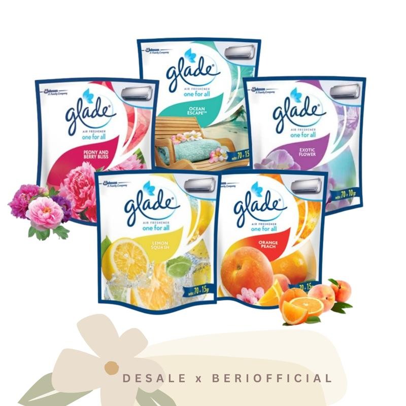 GLADE one for all gantung POCKET pengharum ruangan mobil lemari ac