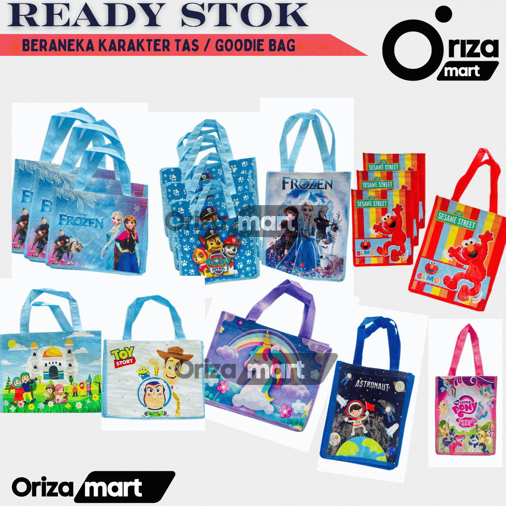 

GOODIEBAG ULANG TAHUN|TAS ULANG TAHUN | TAS HAMPERS MOTIF | TAS ACARA SYUKURAN ANAK | TAS KANTONG SNACK | TAS KARKAKTER GOODIEBAG