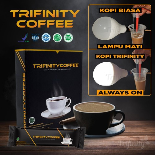 

Trifinity kopi kuat ginseng herbal (bkn obat) 1 dus