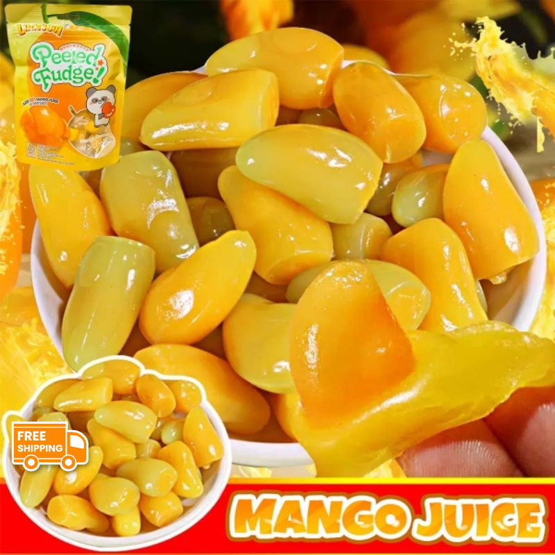 

[Permen buah jelly kupas] HALAL LIANGGUI PEELED FUDGE permen kupas Permen buah cemilan manis| Permen Lunak Aneka Buah Viral | Candy Jelly Gummies Manggo Permen Lunak Rasa stroberi Jeruk | 108gr Permen Lianggui Rasa Mangga Permen