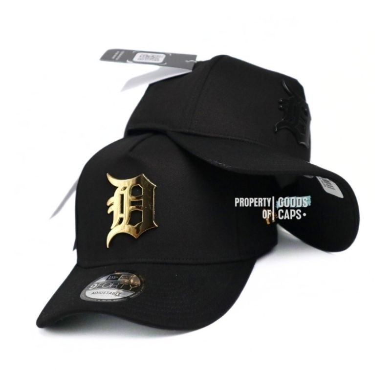Topi Baseball Detroit Tigers Metal Badge Logo Besi MLB Full Tag Premium Topi Logo D