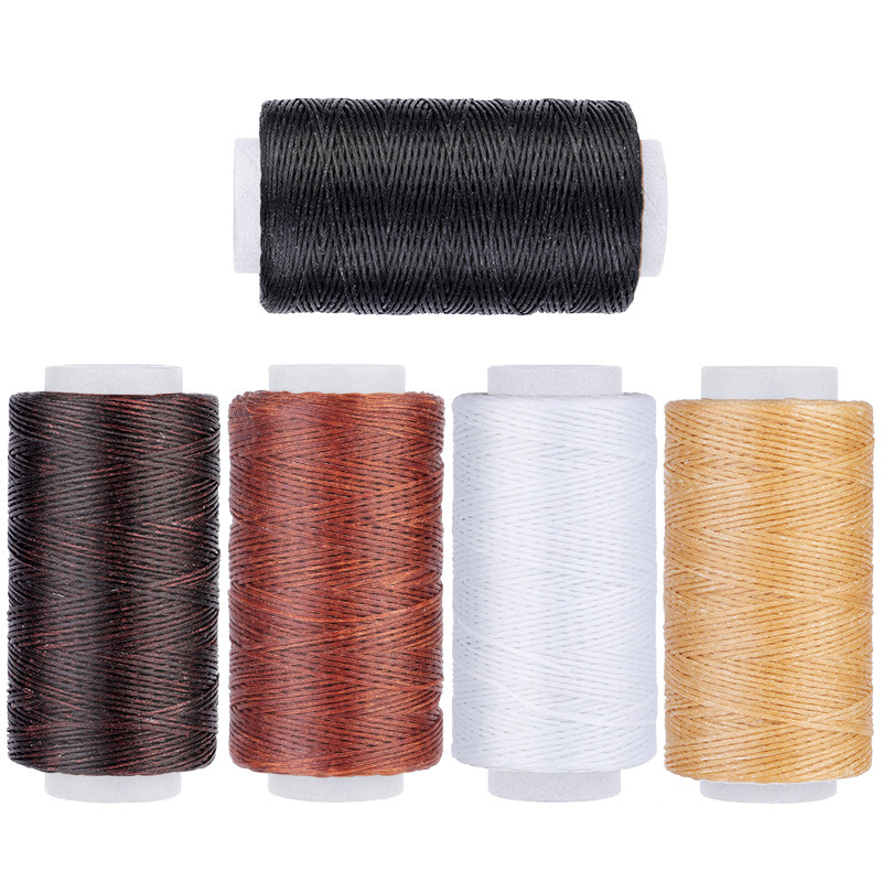 For DIY Leather Sewing And Braided Bracelets250M Waxed Thread Hand Stitching Waxed Thread Sewing Thr