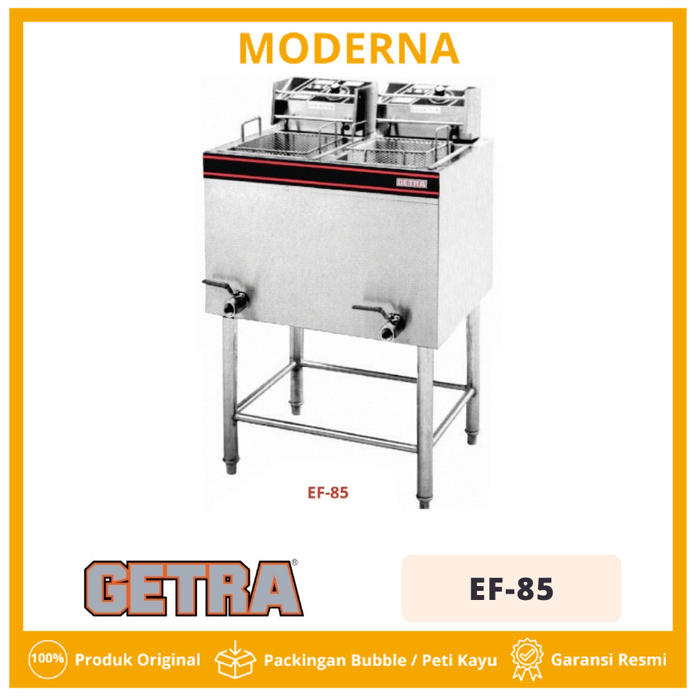 GETRA EF 85 EF-85 DEEP FRYER LISTRIK 14 LITER 2 TANK Original
