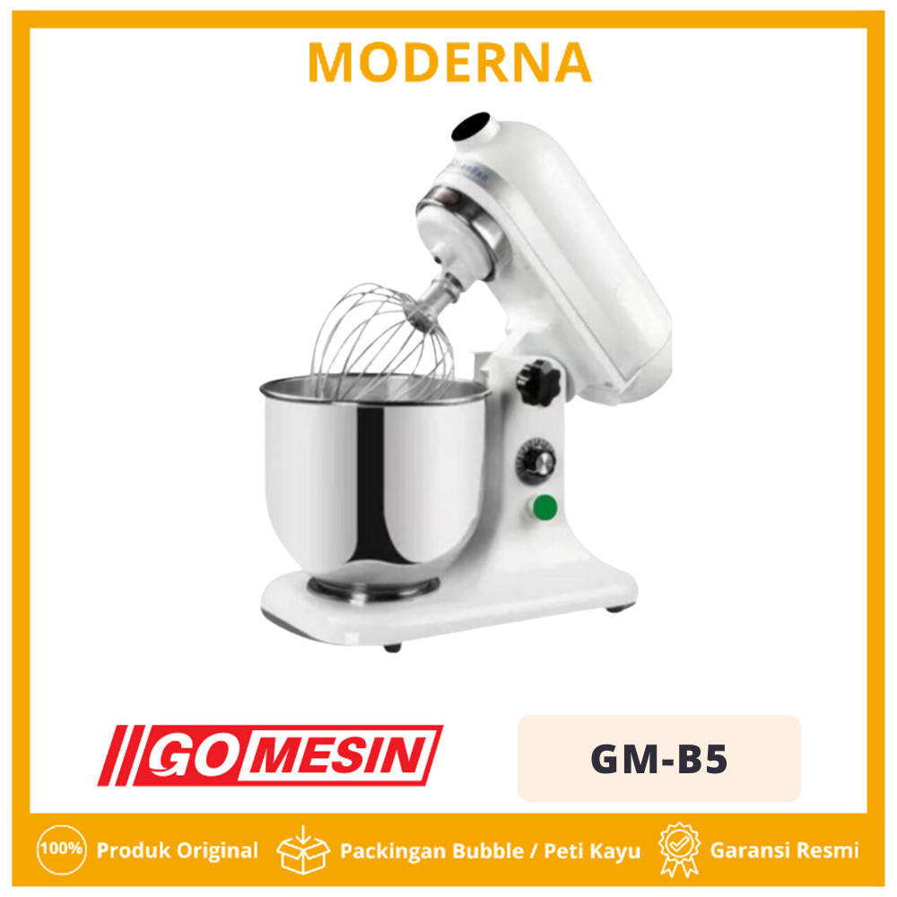 Planetary Mixer Gomesin GM-B5 Kapasitas 5 Liter Mixer Roti 5L Original
