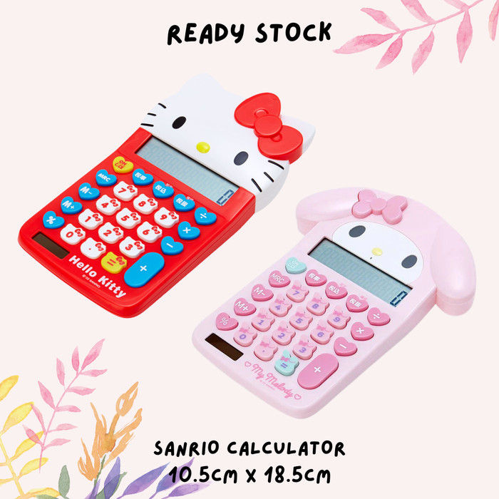 

Face Shaped Key Calculator Kalkulator Sanrio Hello Kitty My Melody Cinnamoroll Kuromi Jepang Japan