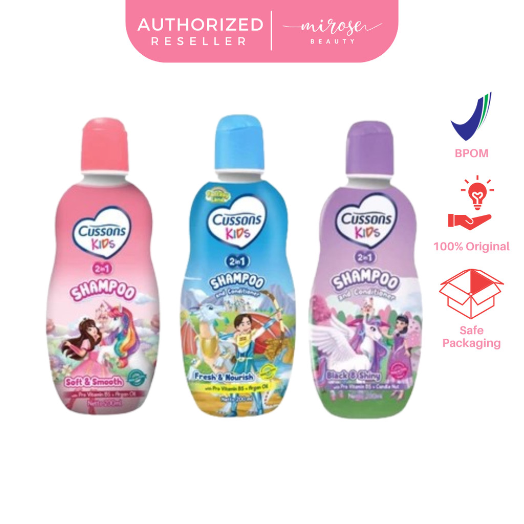 CUSSONS KIDS SHAMPOO 90 ml - 180ml / Cusson Sampo Anak