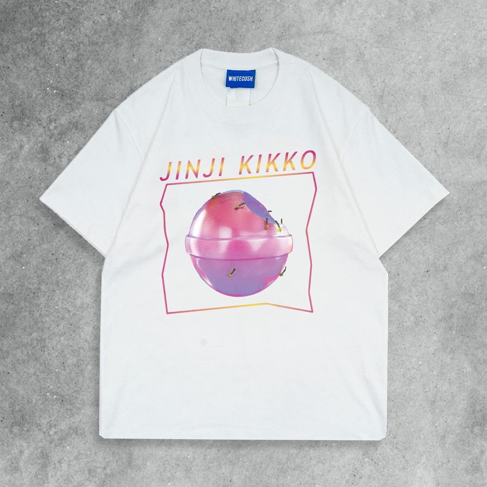 Kaos Band Tshirt SUNSET ROLLERCOASTER MY JINJI ALBUM MERCHANDISE BY WHITECUSH