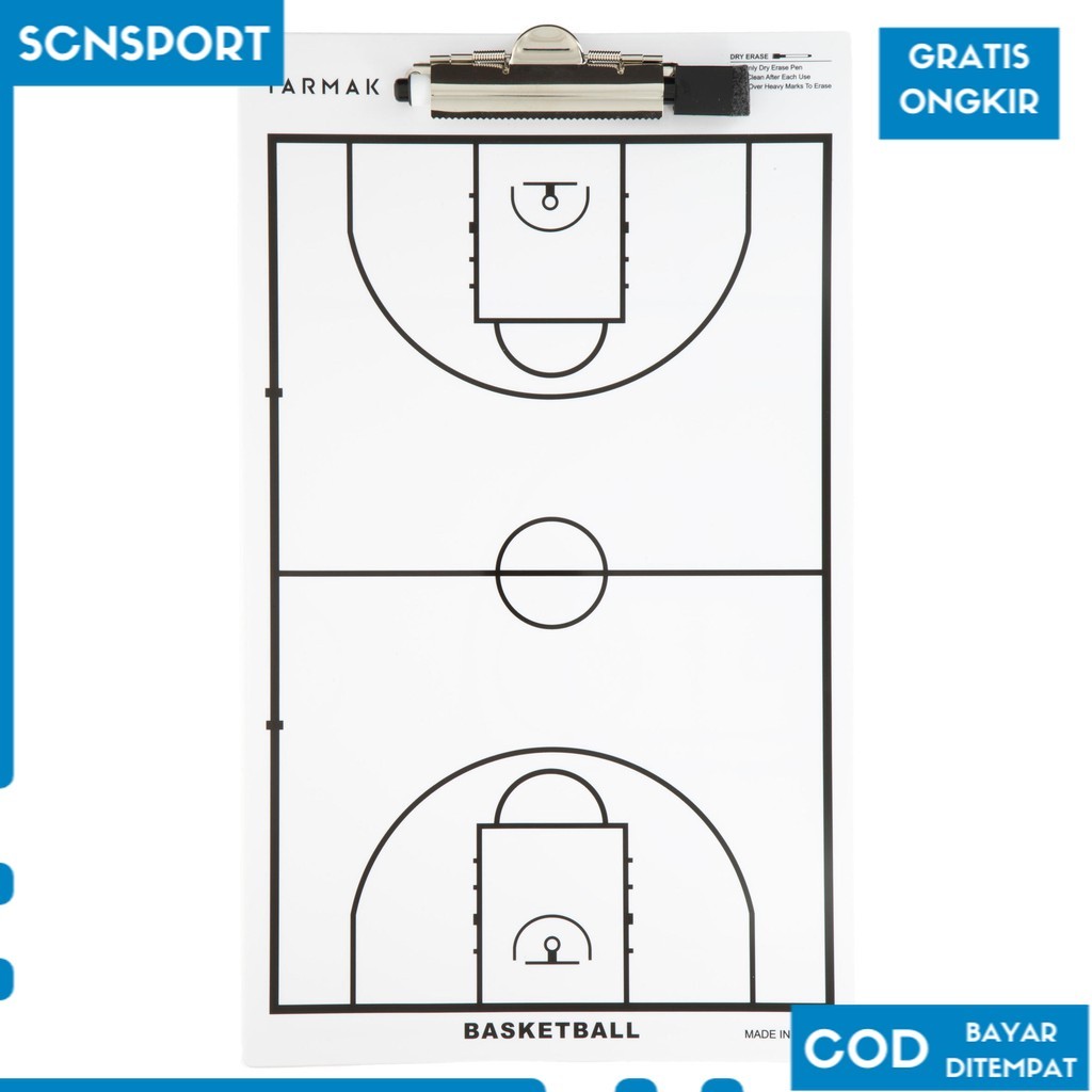 

Tarmak Basketball Coach White Board 8407150 SP1