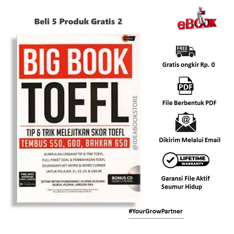 

BIG TOEFL TIPS TRIK MELEJITKAN SKOR TOEFL - Sagara