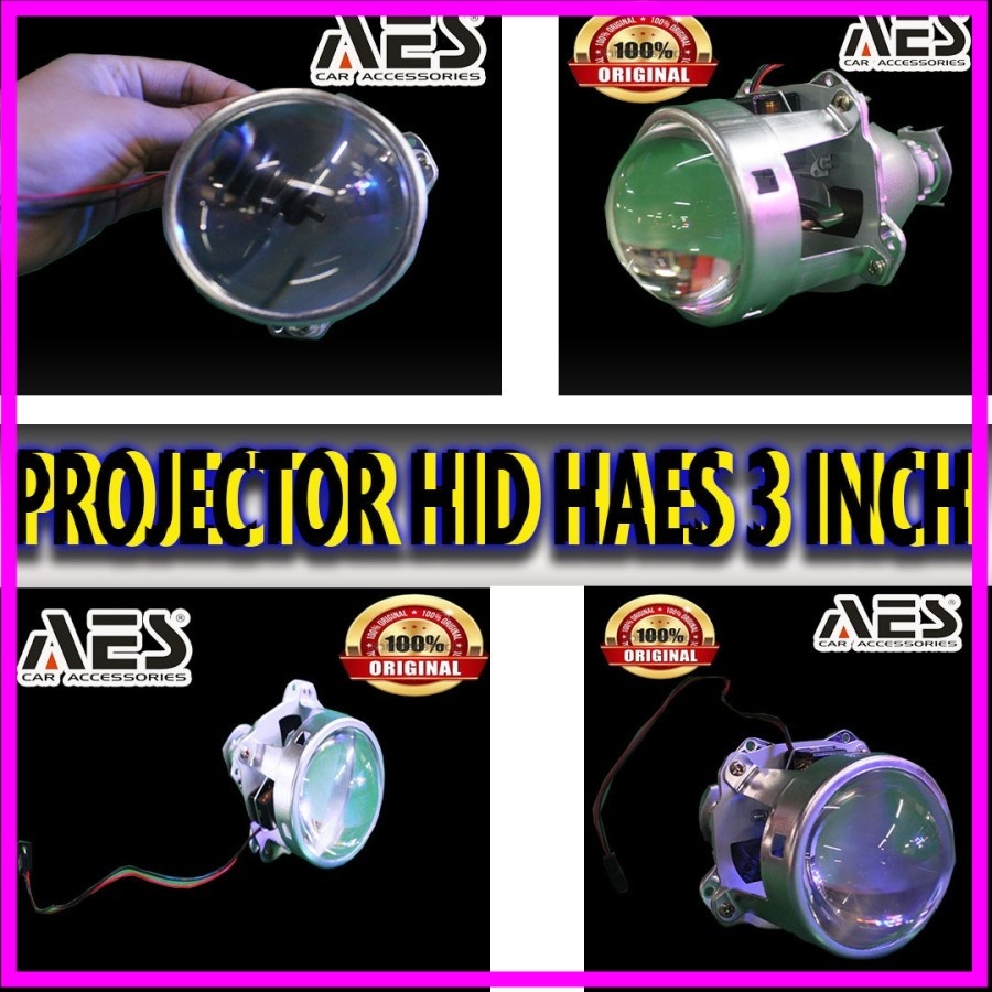 projector only BOWL Projie AES Lensa 3 inch 3in ORI AES ULTIMATE PCS