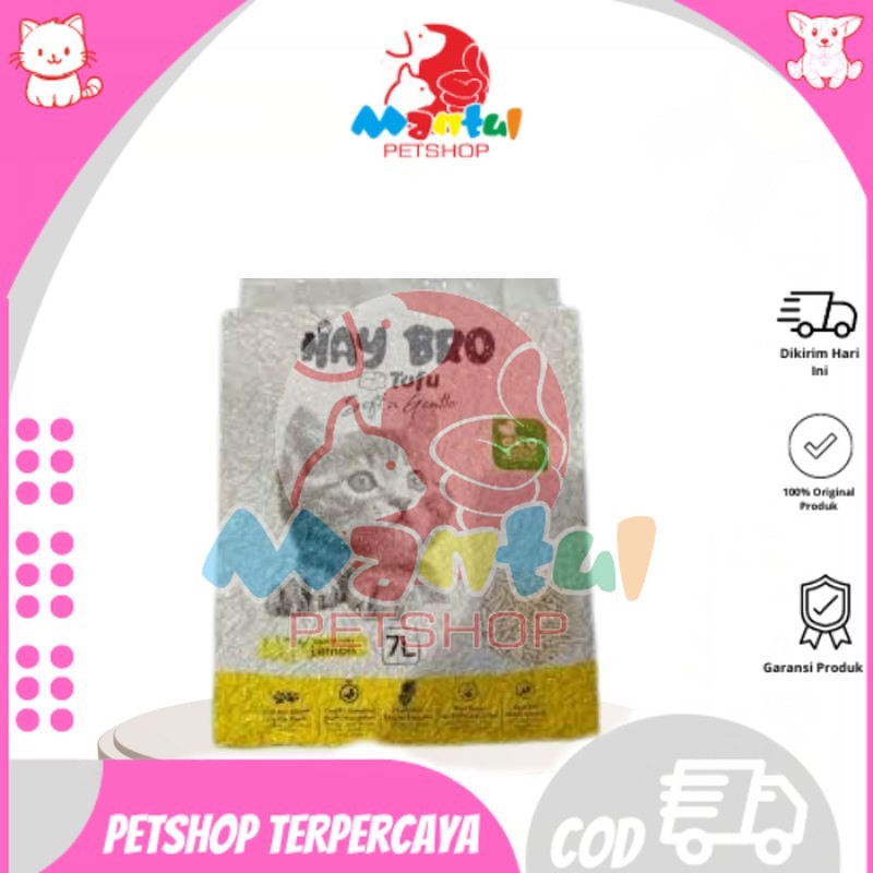 Pasir Kucing Hay Bro Tofu 7lt Lemon|PASIR  (TOFU)