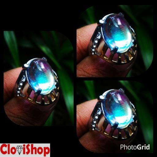 Cincin Wanita Batu Kalimaya Pelangi HQ