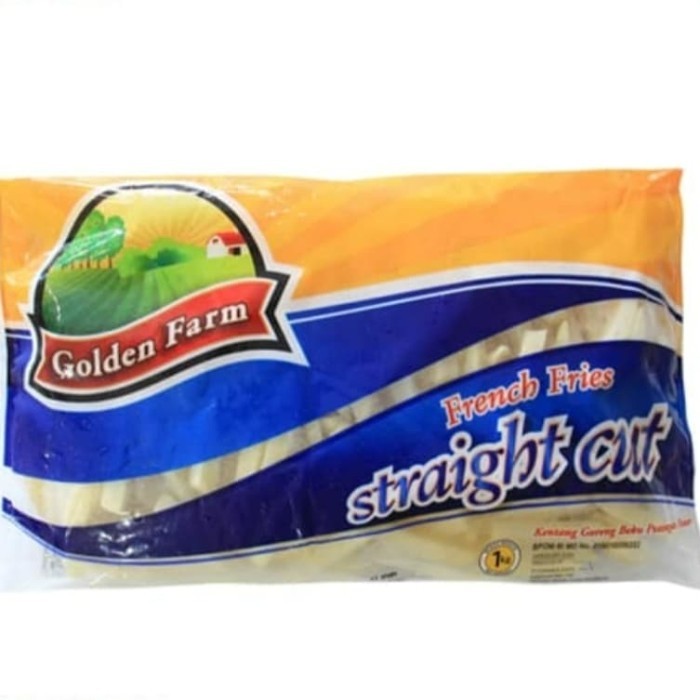 

GOLDEN FARM FRENCH FRIES STRAIGHT CUT (pack 1kg)