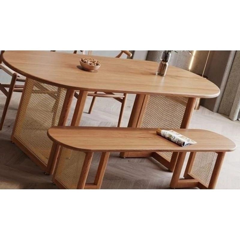 Set Meja Makan Rotan Set Meja Makan  Heroshima Rotan Meja Rotan ( 211+Meja )