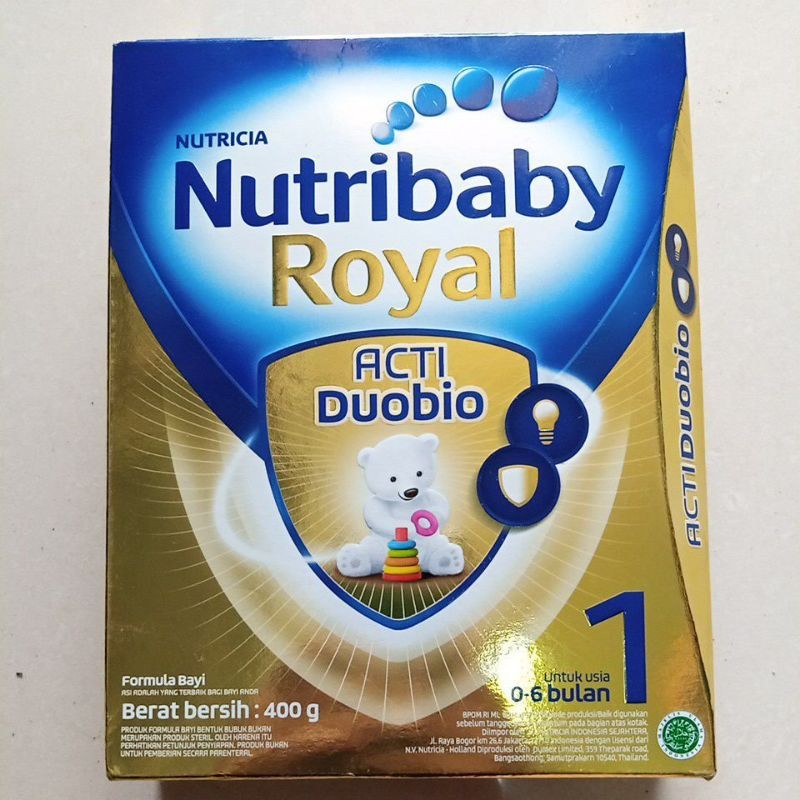 

Susu Nutribaby Royal 1 (0-6 Bulan) 400 Gram