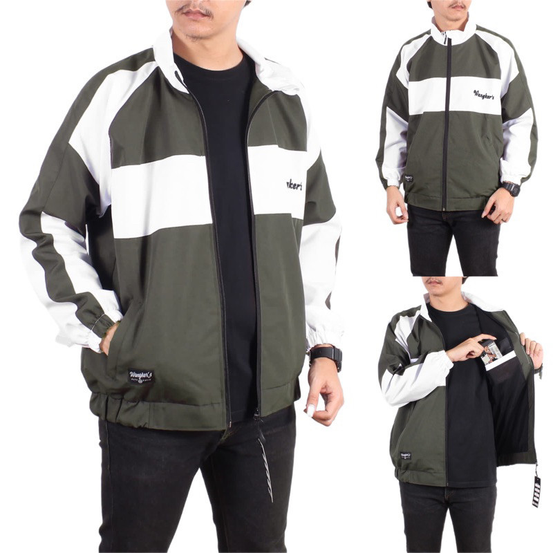 EIGHTEEN Jaket parasut vintage retro