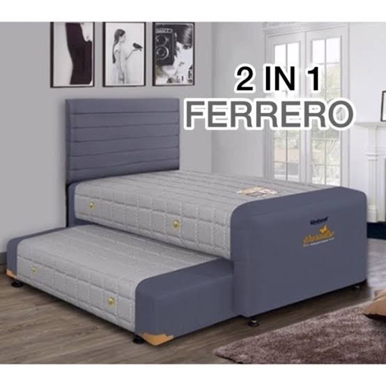 Kasur Sorong 2 in 1 New Paradise Uniland Caramel dan ferrero free bantal
