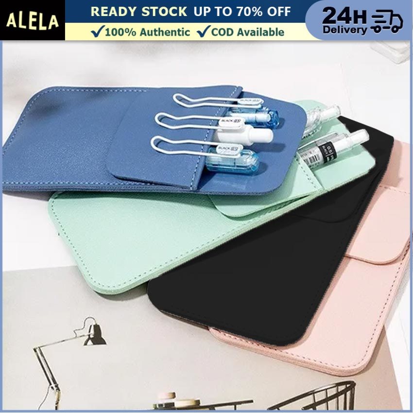 

Pena Pouch Kulit Tempat Pensil Pulpen Leather Dompet Case Portable