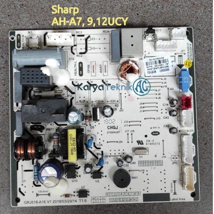PCB MODUL AC SHARP R32 UCY AH A5UCY A9UCY A12UCY ORI ASLI
