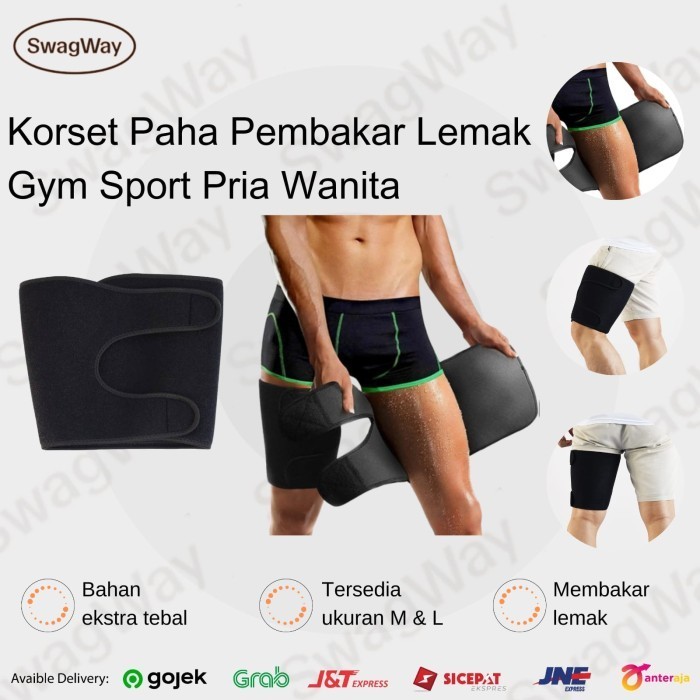 Korset Paha Pengecil Paha Dan Betis Korset Pembakar Lemak Pria Wanita / Deker paha / Olahraga / Kors