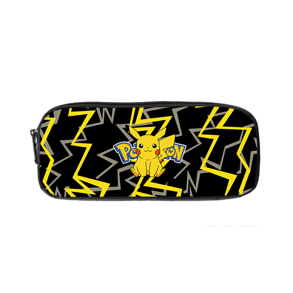 

Pikachu Pokémon Animation Peripheral Pencil Case School Students Schoolbag Boys Girls Anime Kawaii Cartoon Children's Gifts