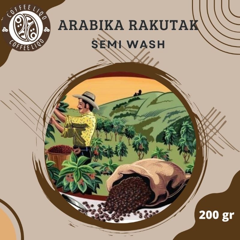 

Kopi bubuk murni arabika / KOPI LIQO Kopi Arabika Rakutak Bandung| biji bubuk murni 200 gr