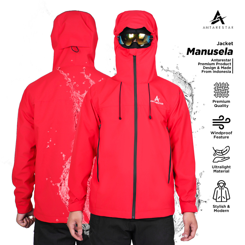 ANTARESTAR Official - Jaket Gunung Gorpcore Manusela Waterproof Jaket Pria Wanita Hiking Gunung Wind