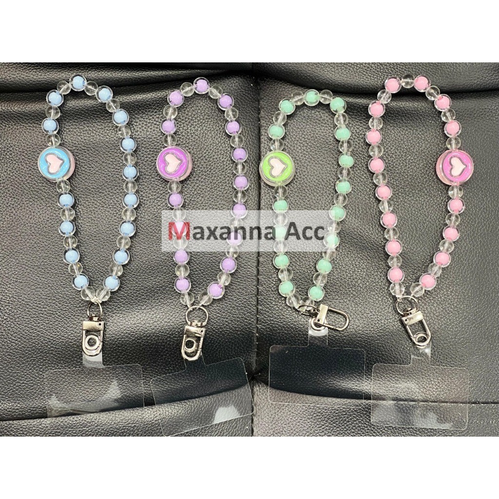 [MAXANNA] TALI GANTUNGAN HP / TALI CASING HP MOTIF LOVE