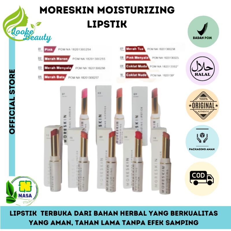 lipstik moreskin moisturizing / mml NASA / lipstik nasa moreskin JN