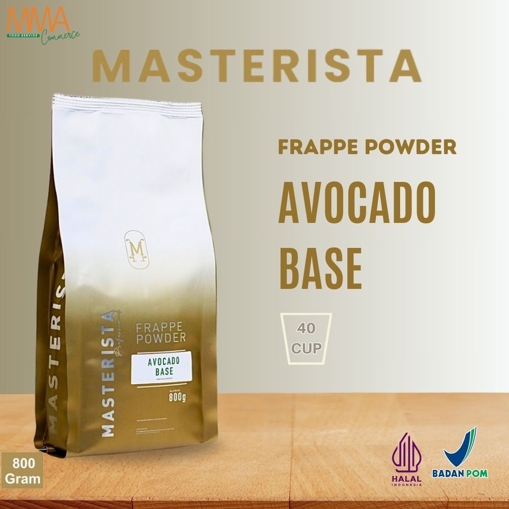 

Masterista Frappe Avocado Base Masterista 800gr / Bubuk Minuman Matcha Vanilla 800gr / Minuman Bubuk