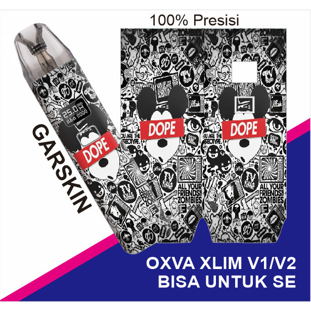 Sticker Garskin Skin OXVA XLIM 1 2 SE Pro SQ terlaris - bw 01, pro