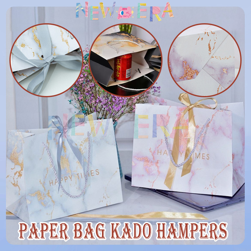 

Paper Bag Marmer Vintage Kantong Premium / Paperbag Marble