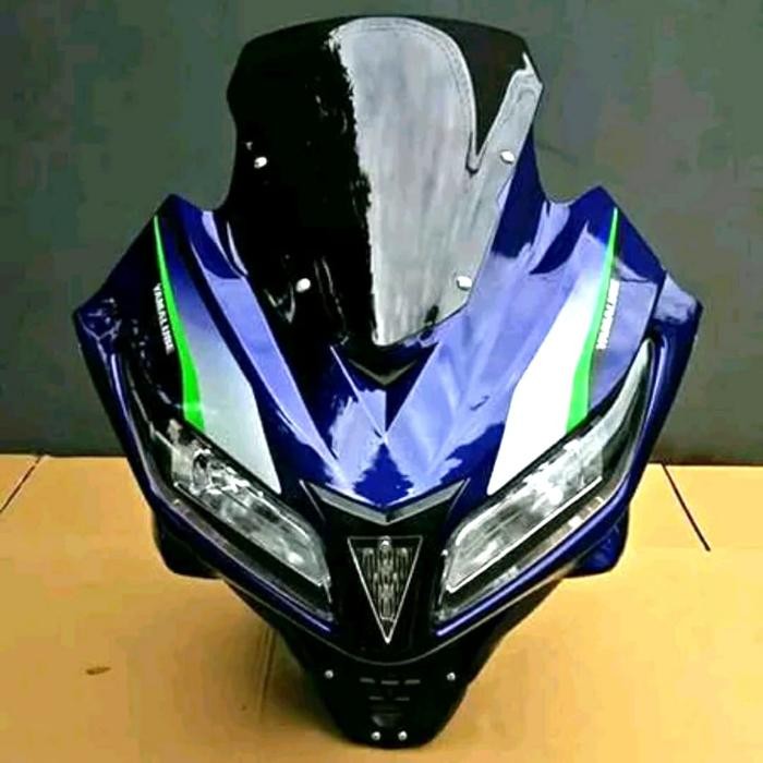 Full Fairing Depan Plastik Tipe R25 utk Vixion CB Verza Byson Megapro