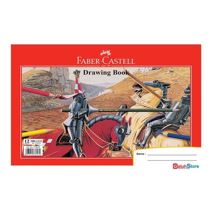 

TERLARIS! Faber Castell Buku Gambar A3 Isi 12 Lembar 200 Gsm