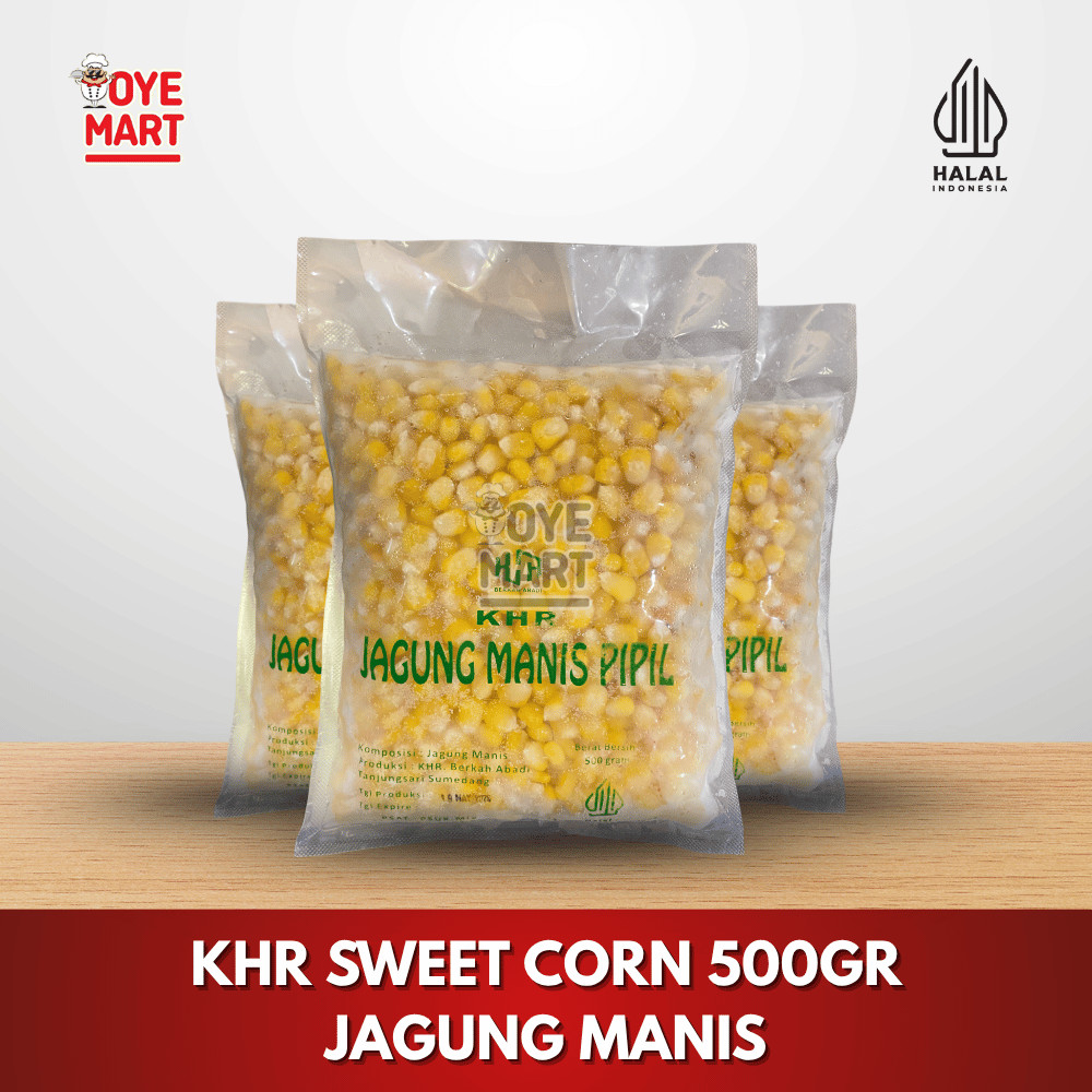 

KHR SWEET CORN 500GR / JAGUNG MANIS BEKU / FROZEN