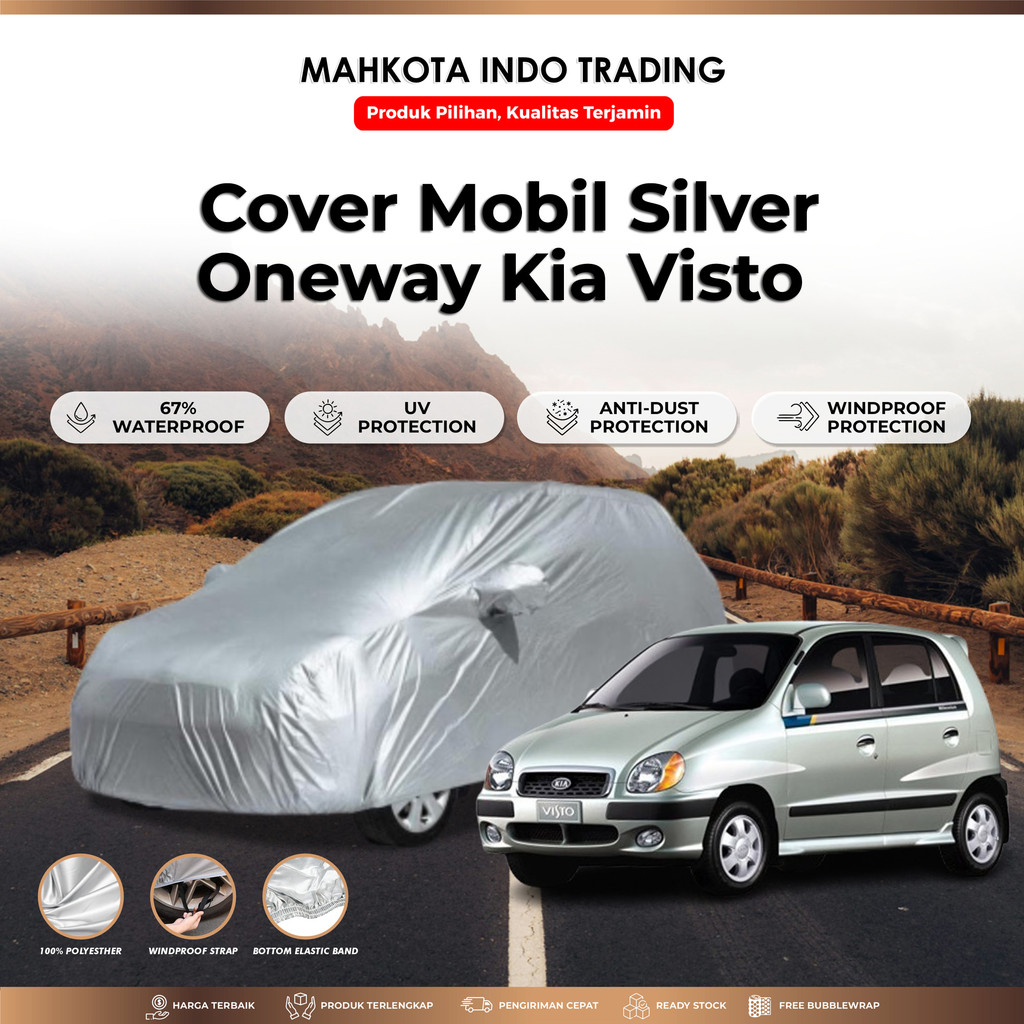 Custom Body Cover Mobil KIA Visto / Sarung KIA Visto  Polyesther