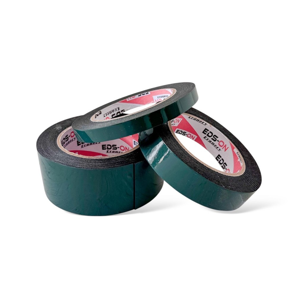 

DOUBLE TAPE FOAM 0.5 INCH 1 INCH 2 INCH / ISOLASI LAKBAN BUSA HIJAU