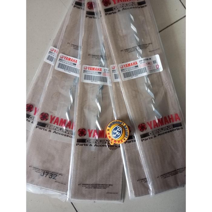 STICKER EMBLEM YAMAHA VIXION TIMBUL SILVER ORIGINAL YGP  2TP-F416B-00 BEST