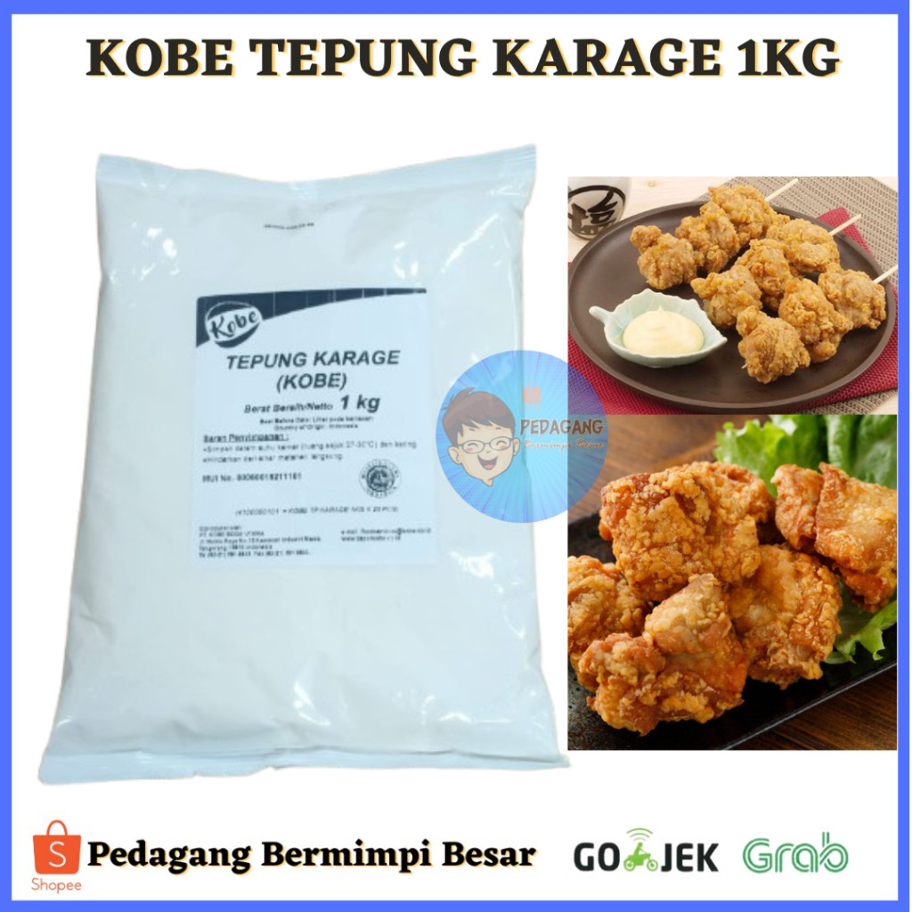 

Kobe Tepung Karage 1Kg | Tepung Karaage | Tepung Kaarage