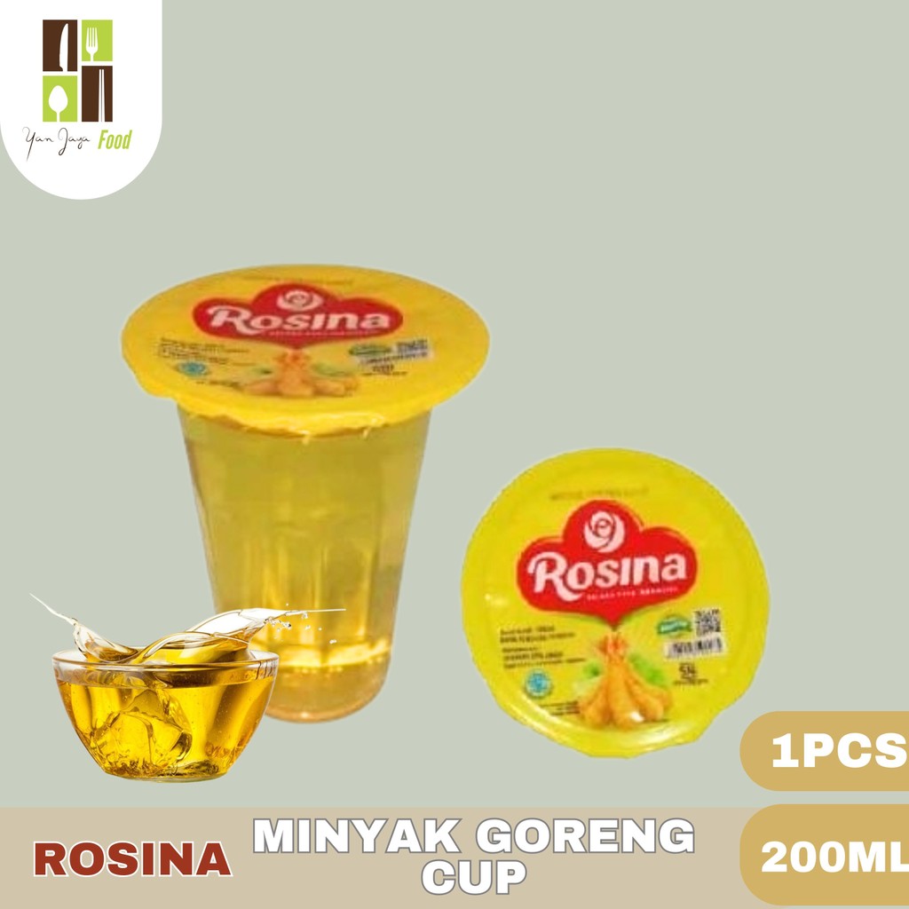 

Rosina Minyak Goreng / Minyak Goreng Sawit Kemasan Cup 200ml / 1PCS